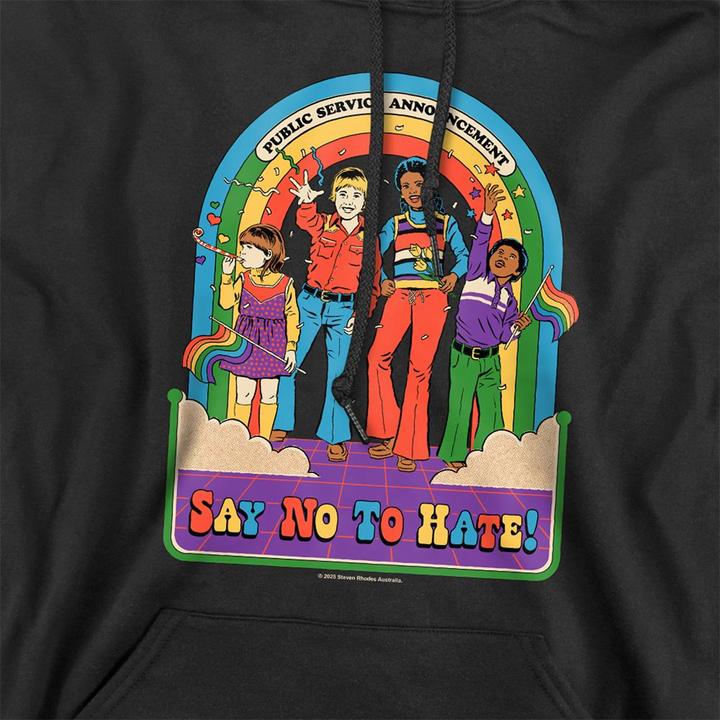 Produktbild Steven Rhodes Say No To Hate Kapuzenpullover (M)