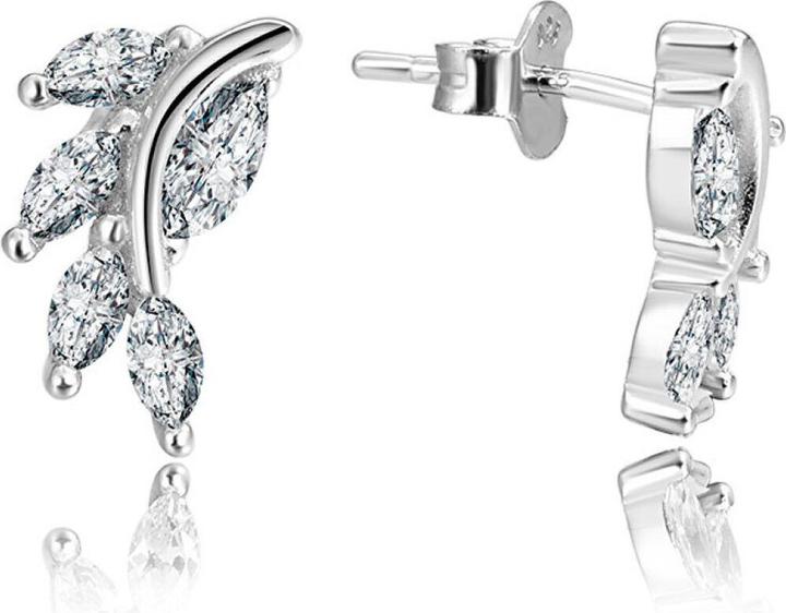 Produktbild Beneto Silver Glittering Earrings AGUP1183 (L)