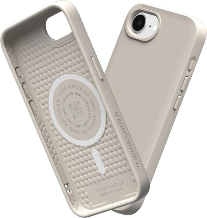 Image du produit RhinoShield SolidSuit MagSafe iPhone 16e Shell Beige, Grundfarbe (Apple iPhone 16e)