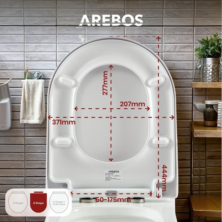 Produktbild Arebos Toilettendeckel