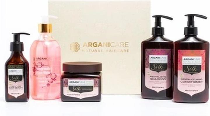 Arganicare Christmas Silk Set 2024 5 Treatments - Hair Care (Haarpflege Set)