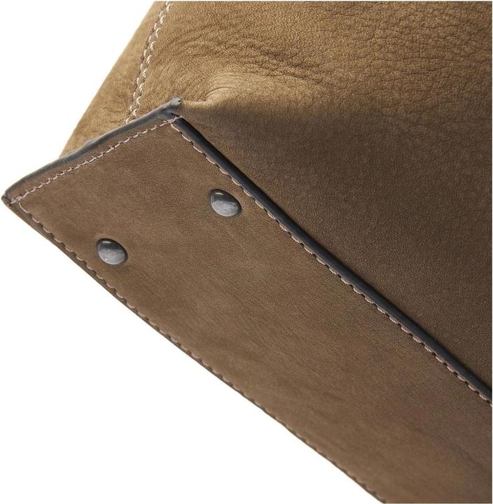 Productafbeelding Castelijn & Beerens Beerens - Veneto Nubuck Schoudertas 15,6 RFID | Taupe - Schoudertas 15,6 RFID | Taupe. (15")