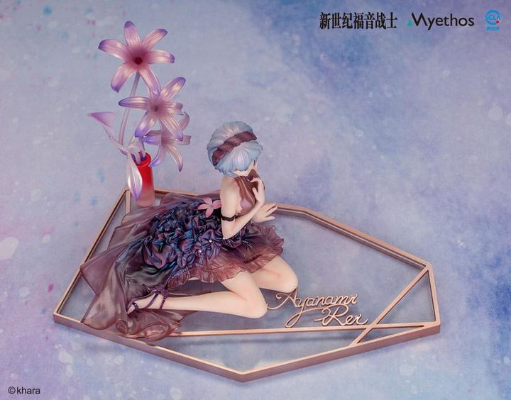 Actual product image Myethos Evangelion statuette PVC 1/7 Rei Ayanami: Whisper of Flower Ver. 15 cm