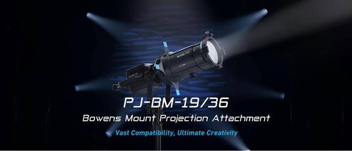 Productafbeelding Nanlite Projectie opzetstuk met 19° lens (Bowens Mount)