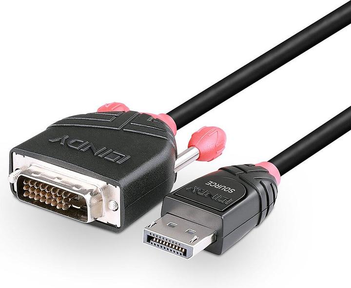 Actual product image Lindy DisplayPort — DVI (5 m, DisplayPort, DVI)