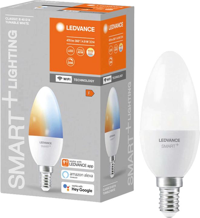 Produktbild Ledvance Smart+ Wifi Candle (E14, 470 lm, 1 x)