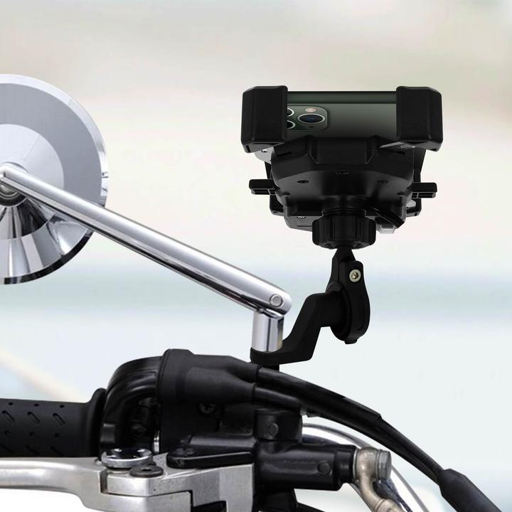 Image du produit Avizar Support moto avec chargeur sans fil QI 15W