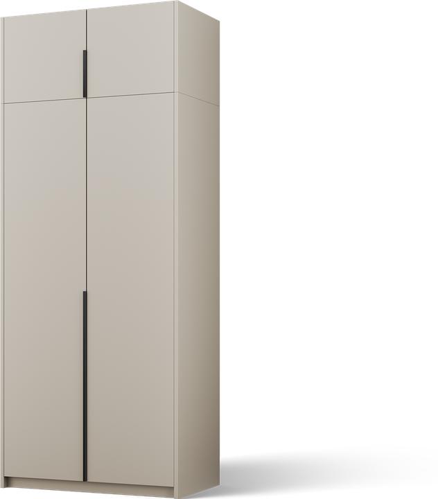 Produktbild ADRK Furniture Bregma II Drehtürenschrank mit Aufsatz (100 x 58 x 250 cm)