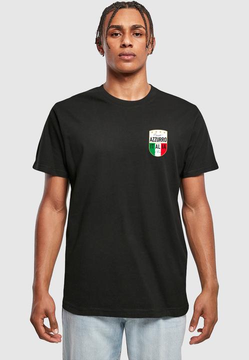 Produktbild Mister Tee MisterTee Azurro Italia Crest Tee - 166913 (S)