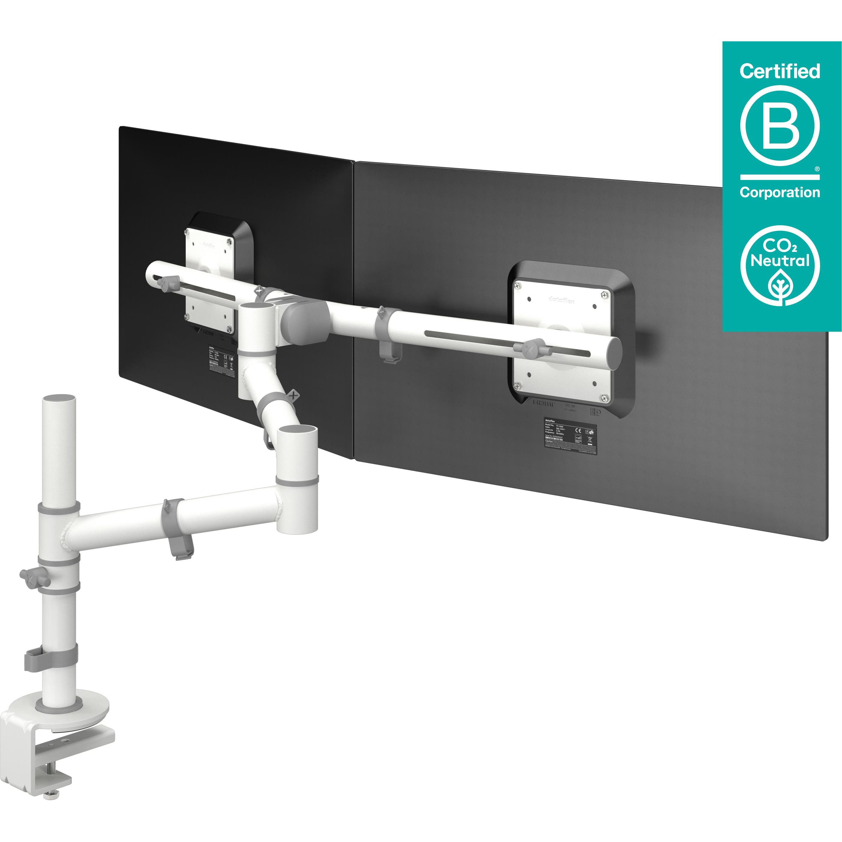 Dataflex Monitorarm VIEWGO (Tisch, 26"), Monitor Halterung, Weiss