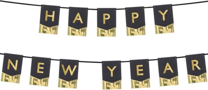 Produktbild Partydeco Girlande Happy New Year (1 Stk.)
