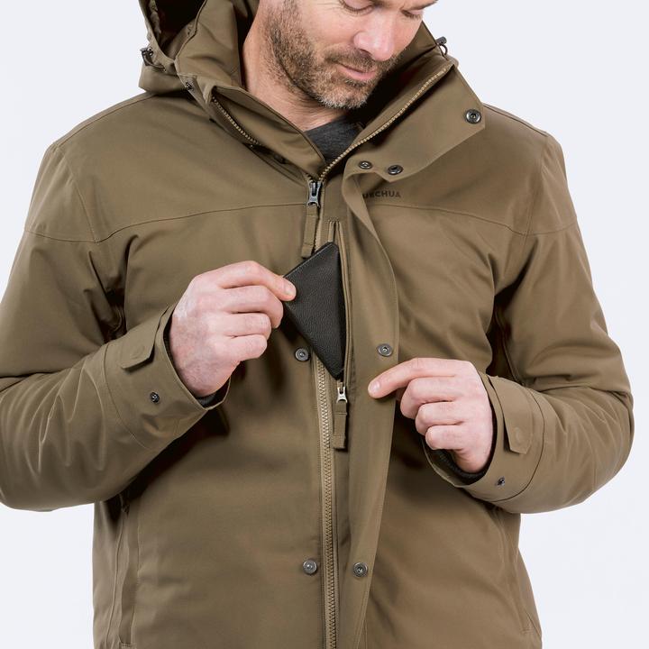 Produktbild Quechua Parka Winterjacke Herren warm bis -10 °C wasserdicht Winterwandern - SH500 blau (3XL)