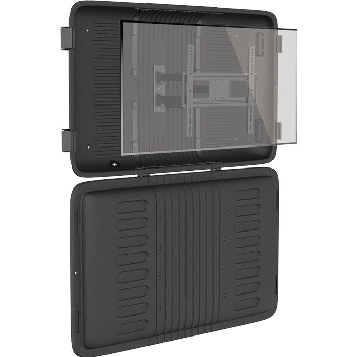 LogiLink Controllo (Muro, 50 kg, 32" - 55"), Supporto da parete TV, Nero