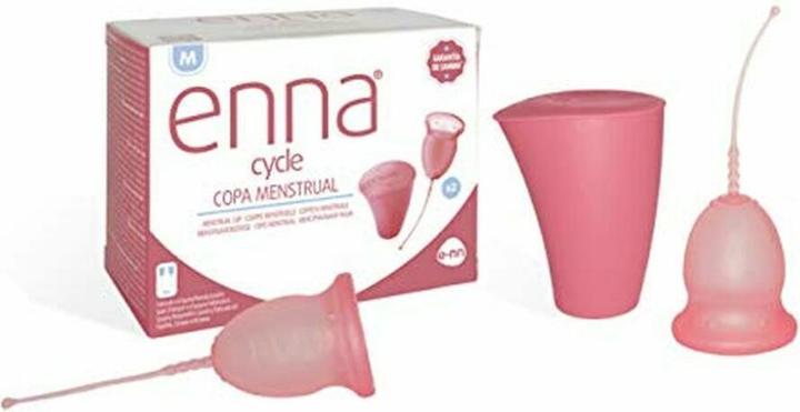 Produktbild Enna Menstrual Cups Size M with Applicator and Sterilizer Box - Pack of 2 (M)