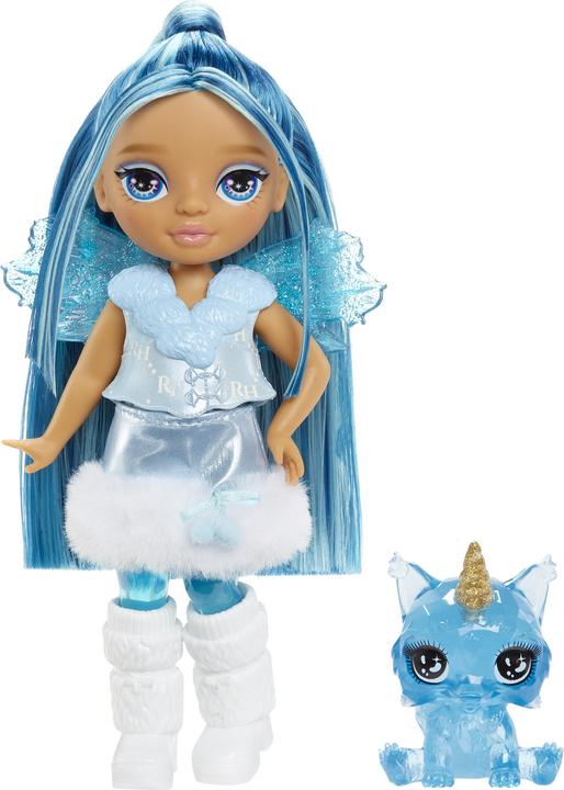 Actual product image MGA Rainbow High Littles Rainbow Fantasy Fairies Doll- Sapphire (blue)