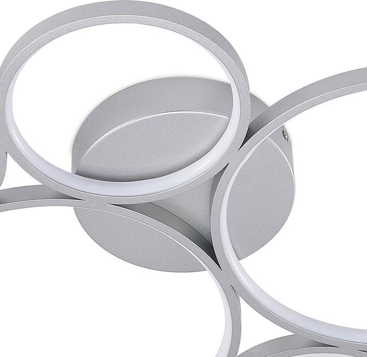 Produktbild Lindby Jorven LED-Deckenlampe, 5 Kreise, dimmbar (5800 lm)