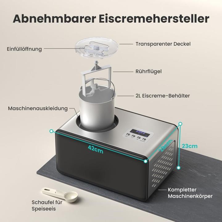 Produktbild Acmeenjoy Eismaschine mit Kompressor