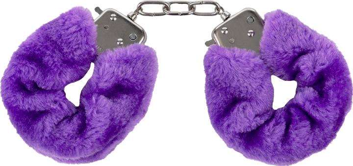 Actual product image Rimba Police Handcuffs with Faux Fur
