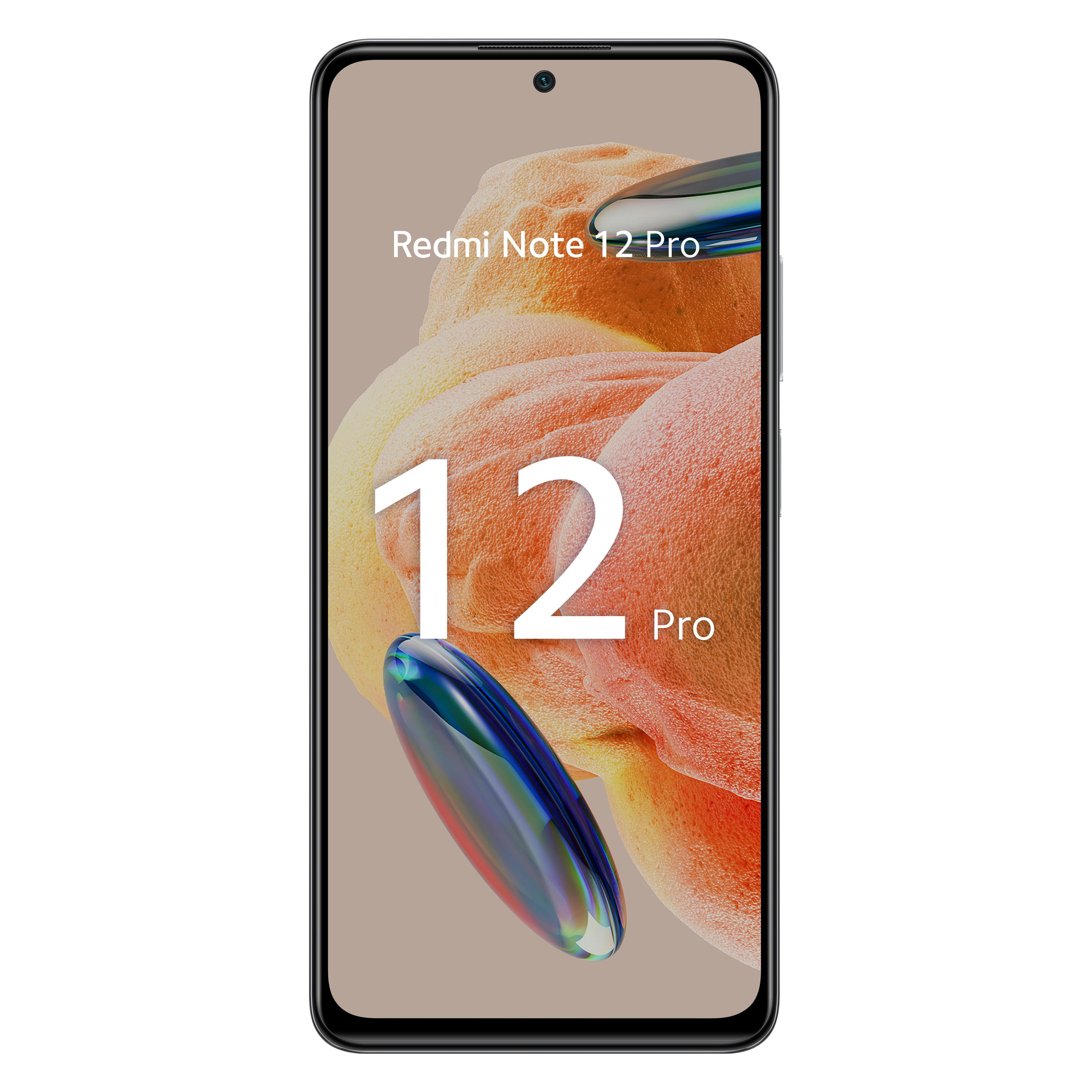 Xiaomi Redmi Note 12 Pro (128 GB, Polar White, 6.67", Hybrid Dual SIM, 4G), Smartphone, Weiss