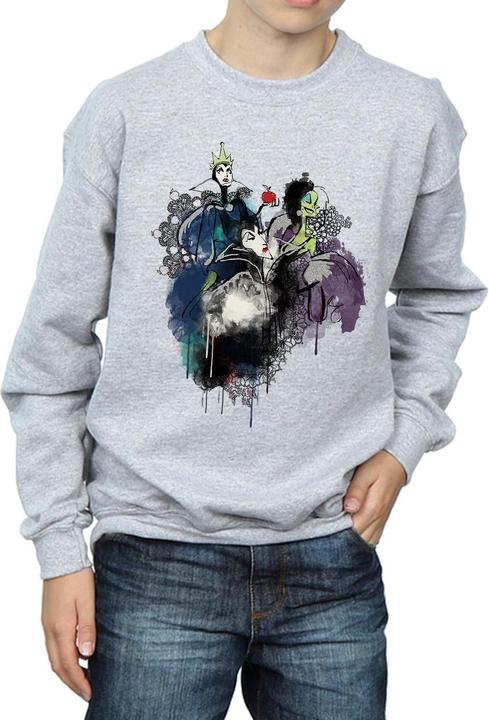 Produktbild Disney Villains Sketch Sweatshirt Jungen (140, 146)