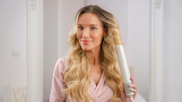 Produktbild MPM HAARTROCKNER - LOCKTONDE 5 IN 1 GLOW&FLOW MLW-27 (1200 W)