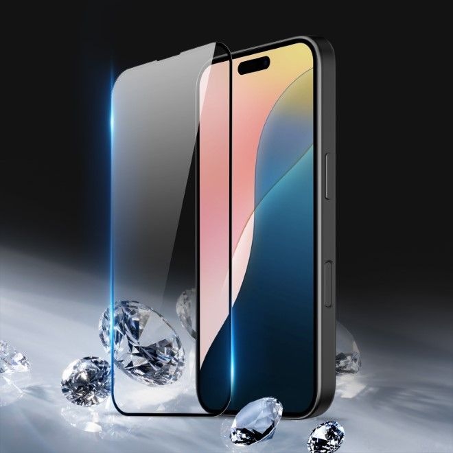 Actual product image Dux Ducis Armoured glass 10D (1 Piece, Apple iPhone 16)
