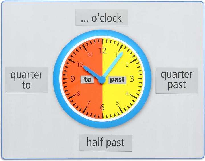 Image du produit Betzold Horloge d'enseignement : Quelle est l'heure? (Anglais)