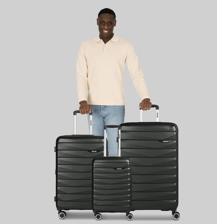 Produktbild Bench Paris 4 Rollen Kofferset 3-teilig mit Dehnfalte (223 l)