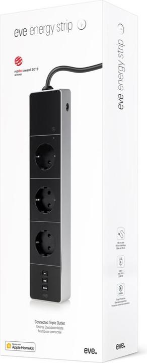 Produktbild Eve Energy Strip (3x, CEE 7/3, 1.90 m)