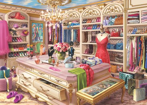 Actual product image Ravensburger The Coveted Closet (1000 pieces)