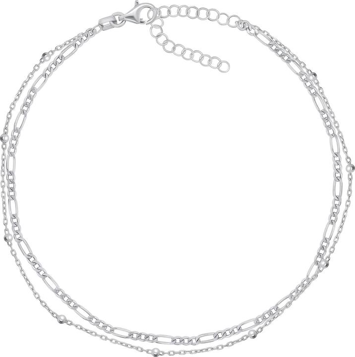 Produktbild Brilio Silver - ANK101W Stylish Silver Leg Double Chain