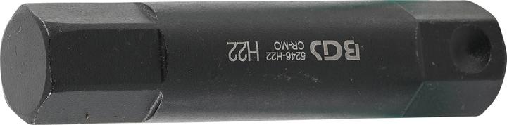 Produktbild BGS Bit Länge 100 mm Antrieb Aussensechskant 22 mm Innensechskant 22 mm (Innensechskant)