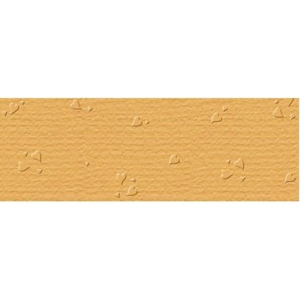 Ursus, Bastelpapier, Prägekarton Elegance 220g/qm 23x32cm VE=5 Blatt Herzen goldgelb (220 g/m², 5 x)