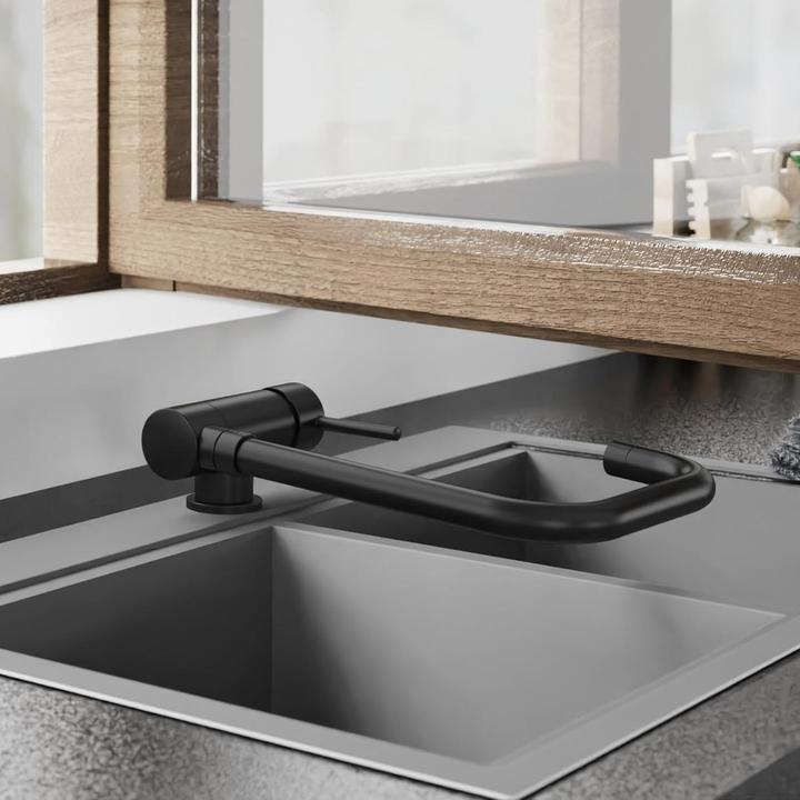 Image du produit Schütte Schül Fensterdesign Küchenarmatur - Mischhahn - hoch, rotierende und plissierte Ausgabe - Seitengrif