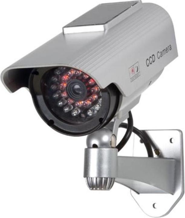 Image du produit Velleman Caméra Attrappe Avec LED Ir Et Module Solaire - Bullet