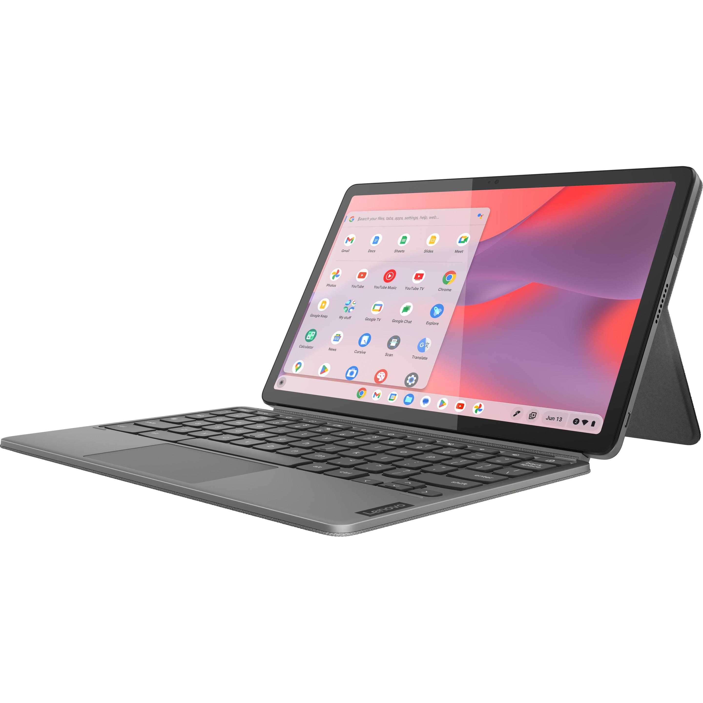 Thumbnail - Lenovo IdeaPad Duet 3 (11", Snapdragon 7c Gen 2, 4 GB, 128 GB, DE), Notebook, Grau