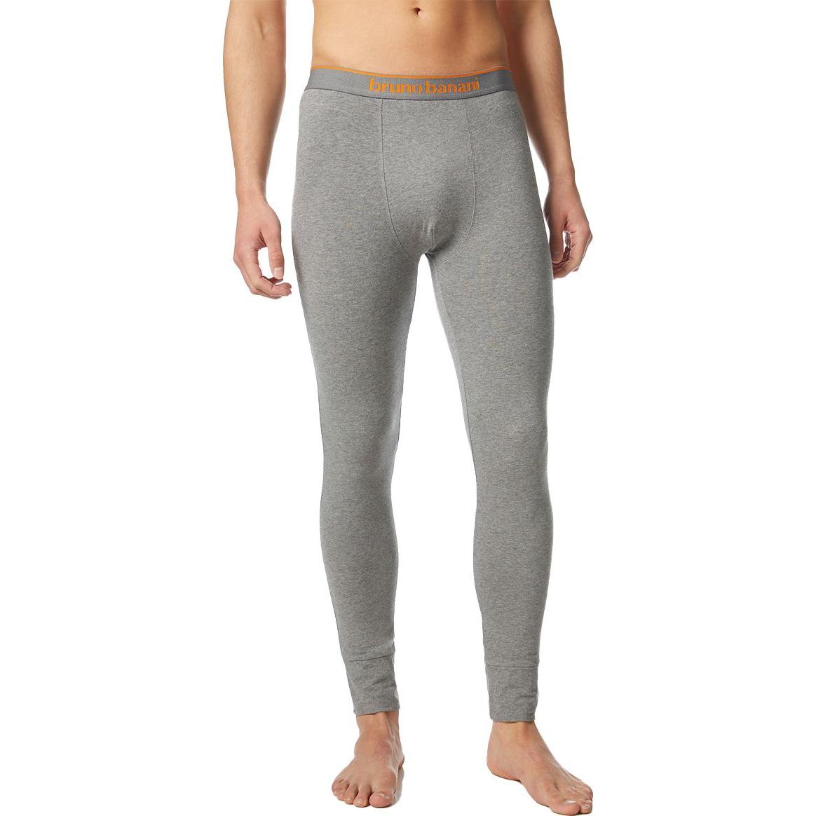 Thumbnail - Bruno Banani, Herren, Unterhosen, Lange Unterhose Sportlich Figurbetont, Grau, (XL, Einzelpack)