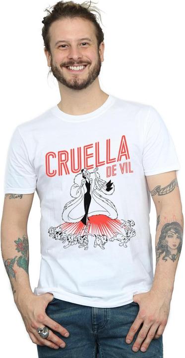 Immagine prodotto Disney Cruella De Vil Dalmatians Maglietta Uomo (L)