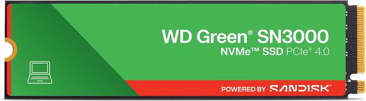 Productafbeelding SANDISK WD Green SN3000 NVMe 1TB (1000 GB, M.2 2280)