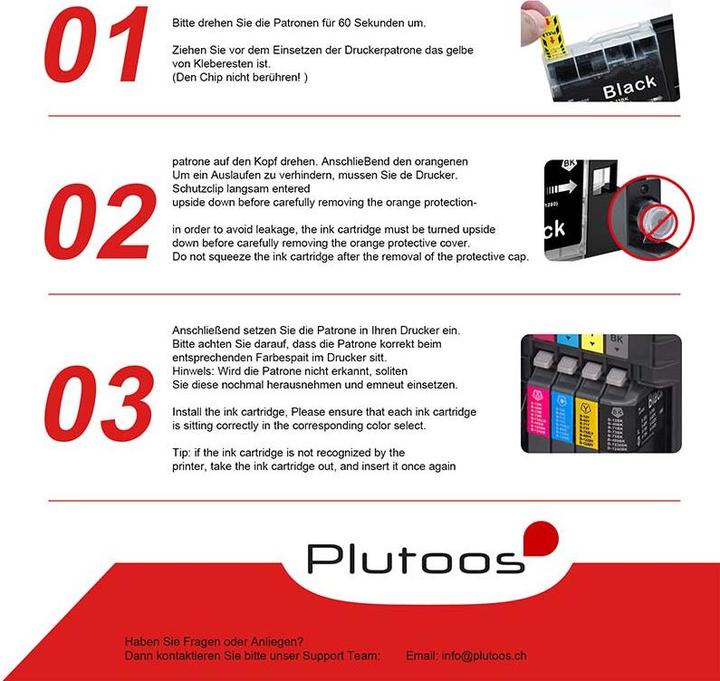 Image du produit Plutoos Brother LC-1240 Cartouche XXL compatible, Noir LC-1240BK (CF)