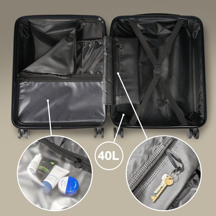 Produktbild Cabin Max Anode Handgepäck Koffer mit 4 Rollen (40 l)