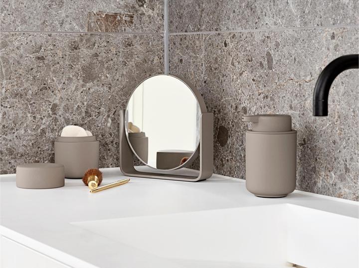 Actual product image Zone Denmark Table Mirror Ume Beige (5 x 21 x 21 cm)