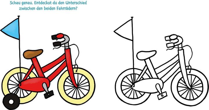 Actual product image The thick kindergarten coloring book: Outdoors on the road