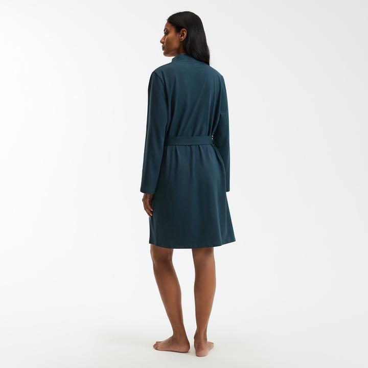 Actual product image La Redoute Collections Unifarbener Bademantel aus Baumwolljersey (XL)