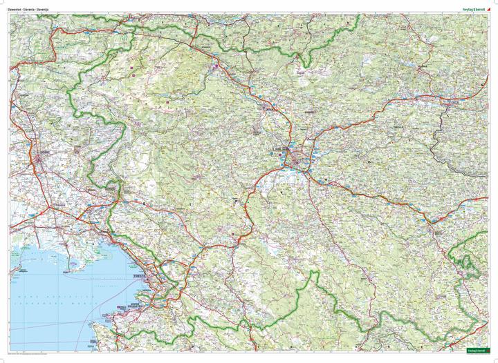 Immagine prodotto Slovenia, Carta stradale e del tempo libero 1:150.000, freytag & berndt