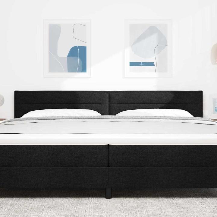 Produktbild VidaXL Schwarzer Bettrahmen (200 x 7 x 88 cm)