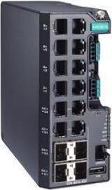 Moxa EDS-4012-4GC-LV - Managed Gigabit Ethernet switch with 8 10/100BaseT(X) ports (8 ports)