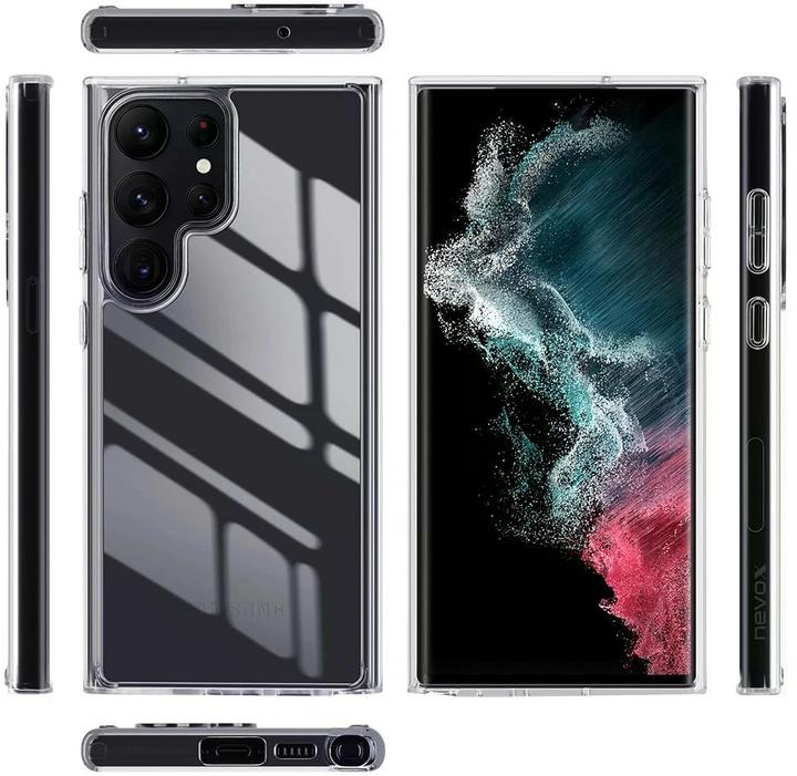 Immagine prodotto Nevox Styleshell Shockflex -, Trasparente (Samsung Galaxy S24 Ultra)