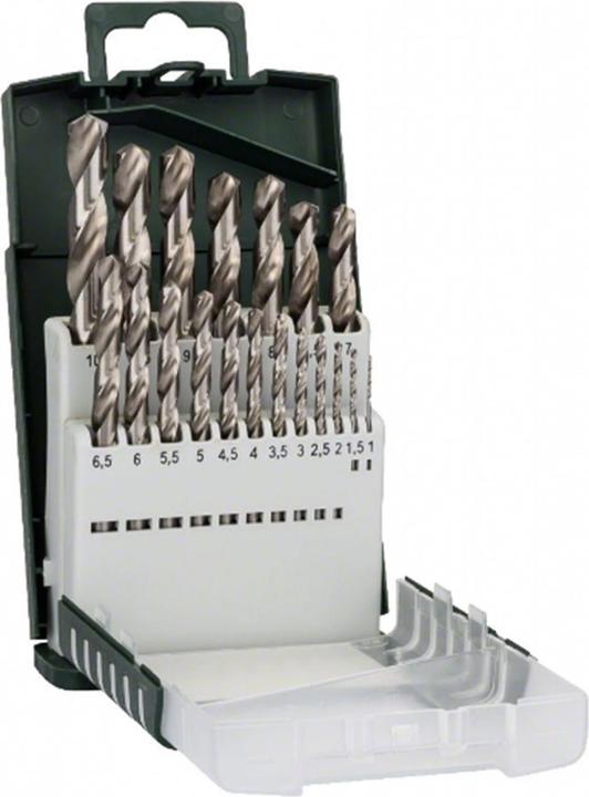 Produktbild Bosch Professional Zubehör Hss-G (1 mm, 1.5 mm, 2 mm, 2.5 mm, 3 mm, 3.5 mm, 4 mm, 4.5 mm, 5 mm, 5.5 mm, 6 mm, 6.5 mm)