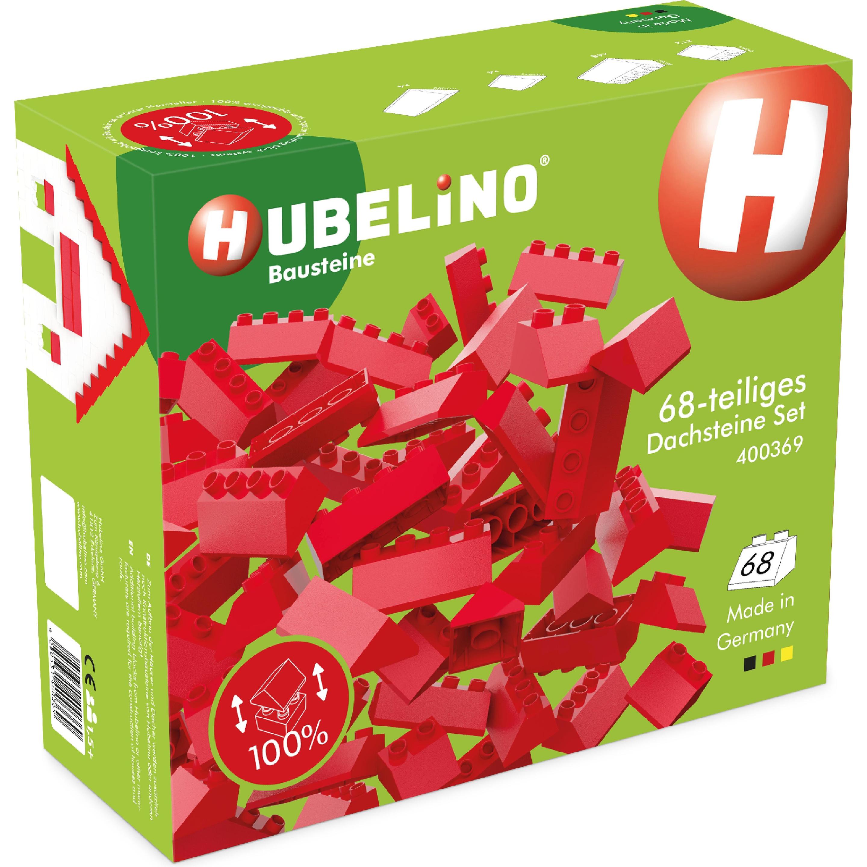 Hubelino 68-teiliges Dachsteine Set, kompatibel